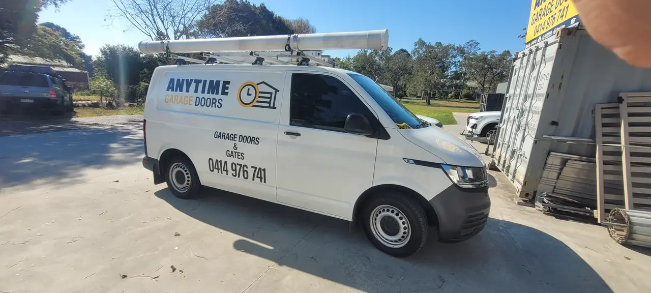 Anytime Garage Doors service van providing local and reliable service in Brisbane & South East Queensland